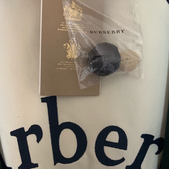 Burberry detachable hood wool and cotton gabardine - Picture 7 of 8